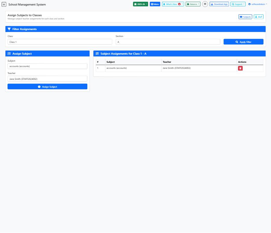 School Management System Guide