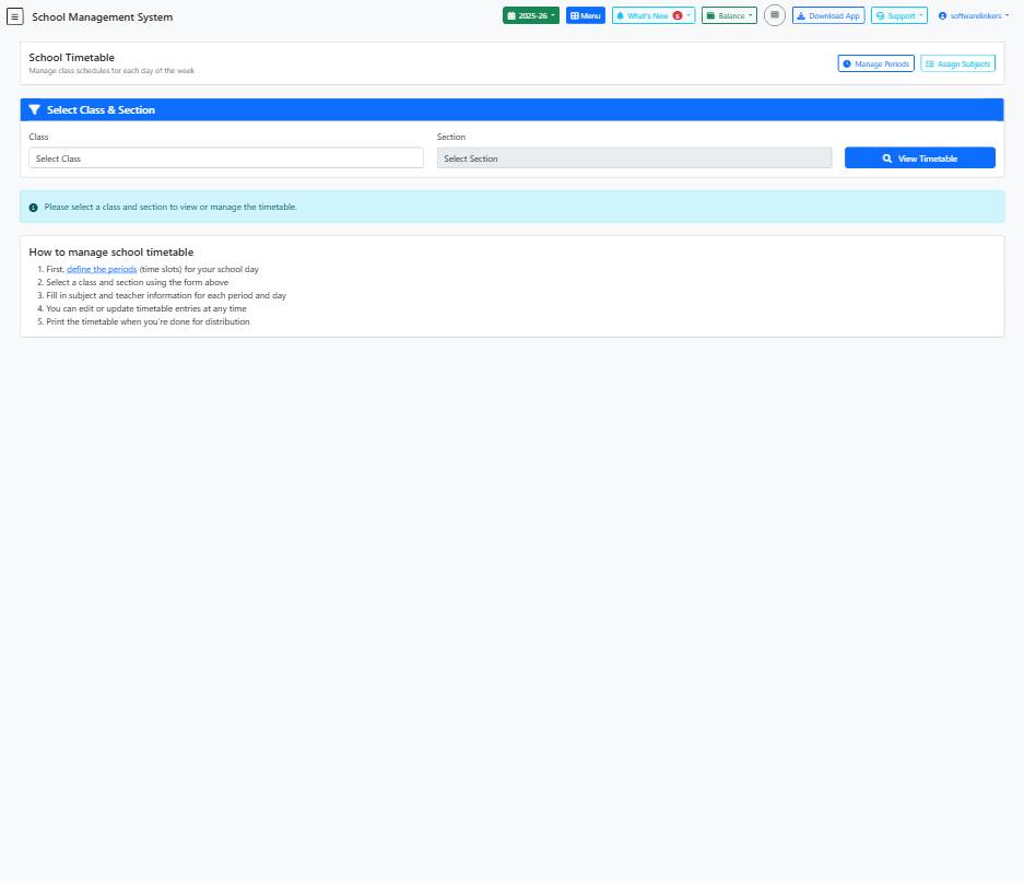 School Timetable Management Guide